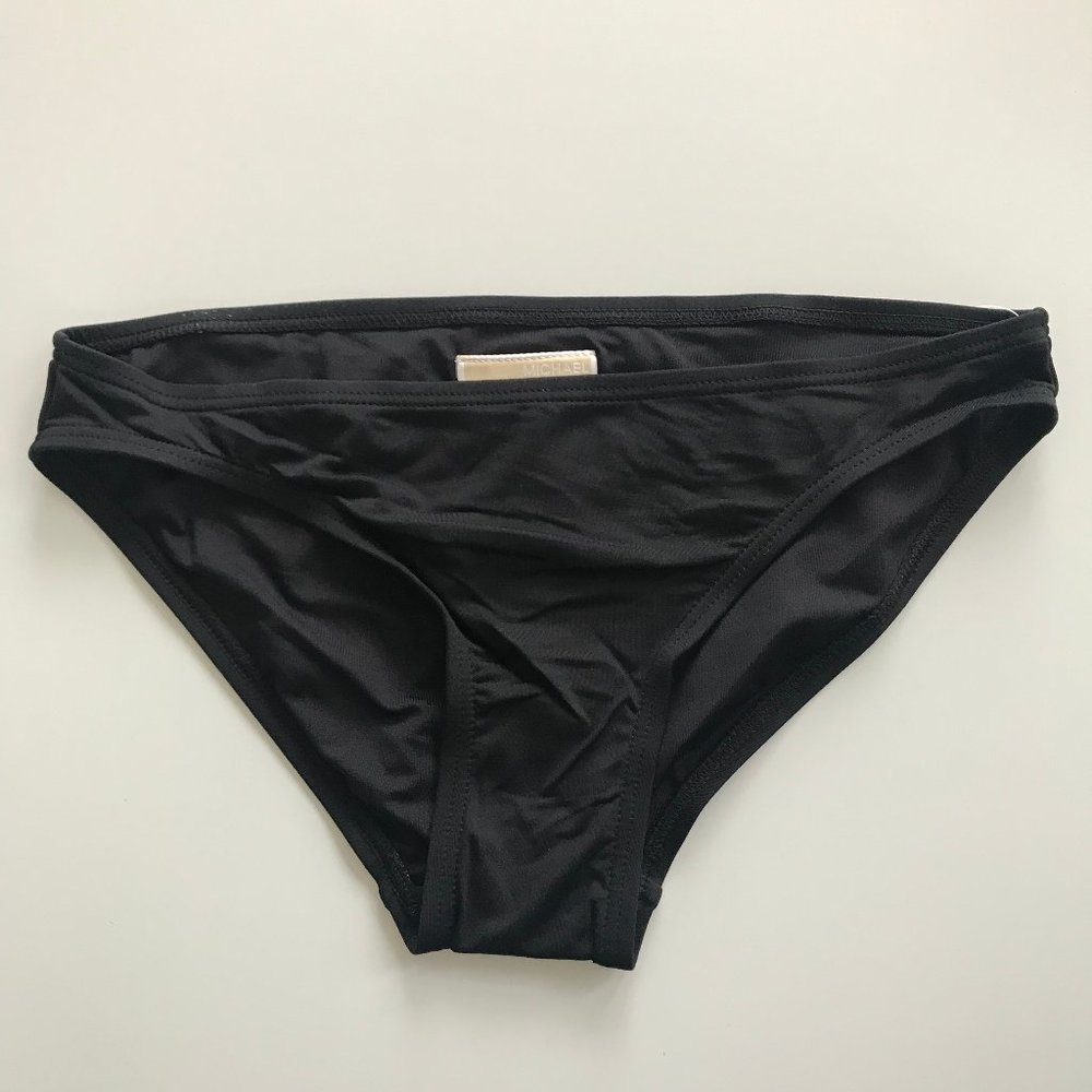 Michael Kors Solid Black Bikini Swim Bottom Xs - image 2